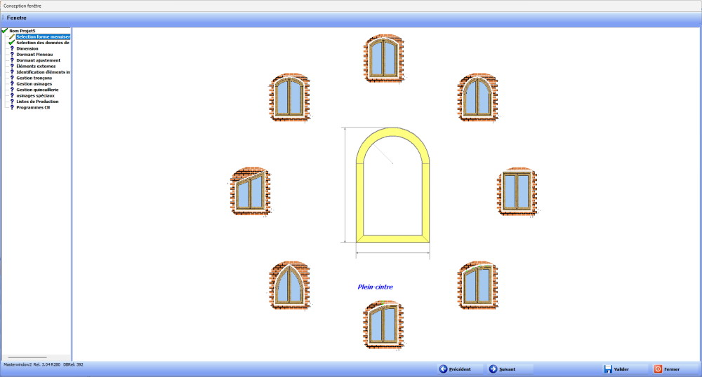 Logiciel MasterWindow - Conception de menuiserie 1